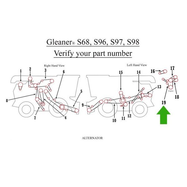 71444986 Acgo Fan Alternator Dr Blt